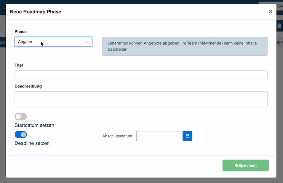 Roadmap phases and go-live. – Support English